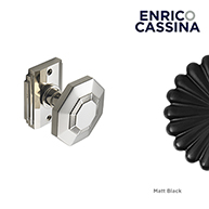 Marianne - Door Knob in Matt Black Fini